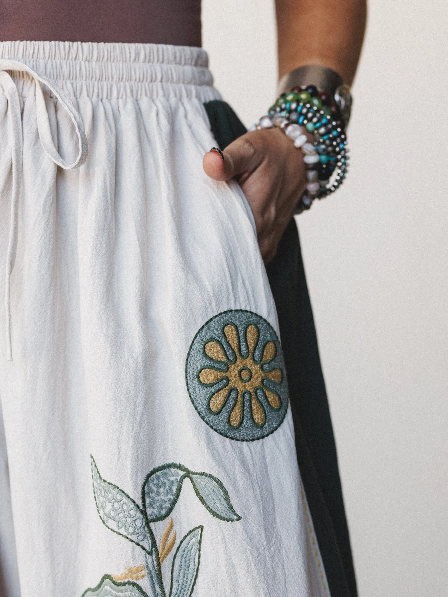 Chateau Chic Wide Leg Pants - Sage sold by Three Bird Nest product image thumbnail 3