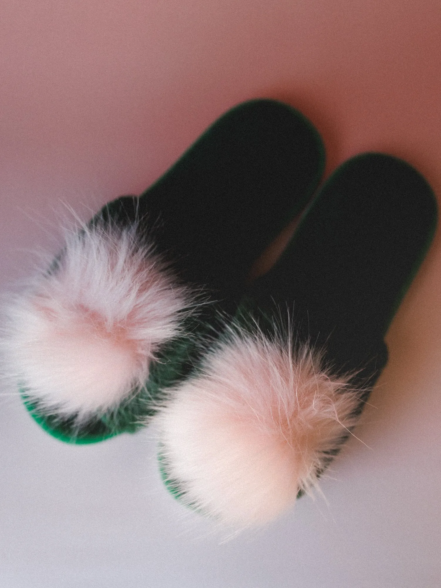 Soft Pom Pom Slippers - Green sold by Three Bird Nest product image thumbnail 4