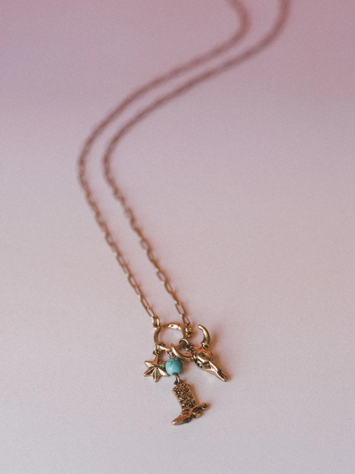Western Summer Necklace - Gold sold by Three Bird Nest