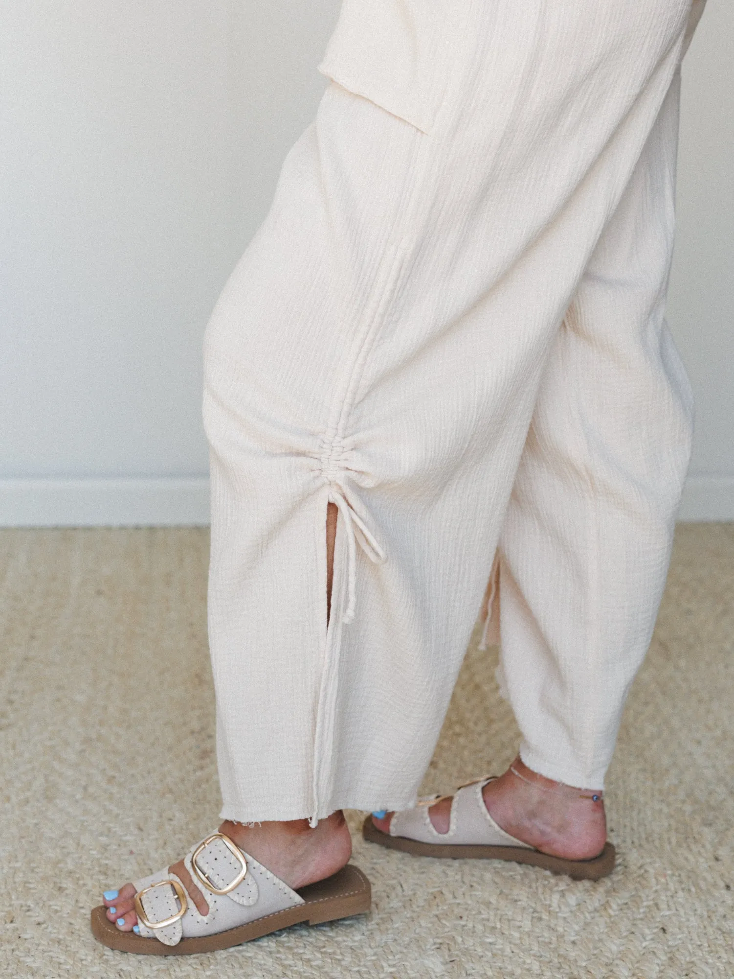 Wildflower Meadow Pants Set - Beige sold by Three Bird Nest product image thumbnail 4