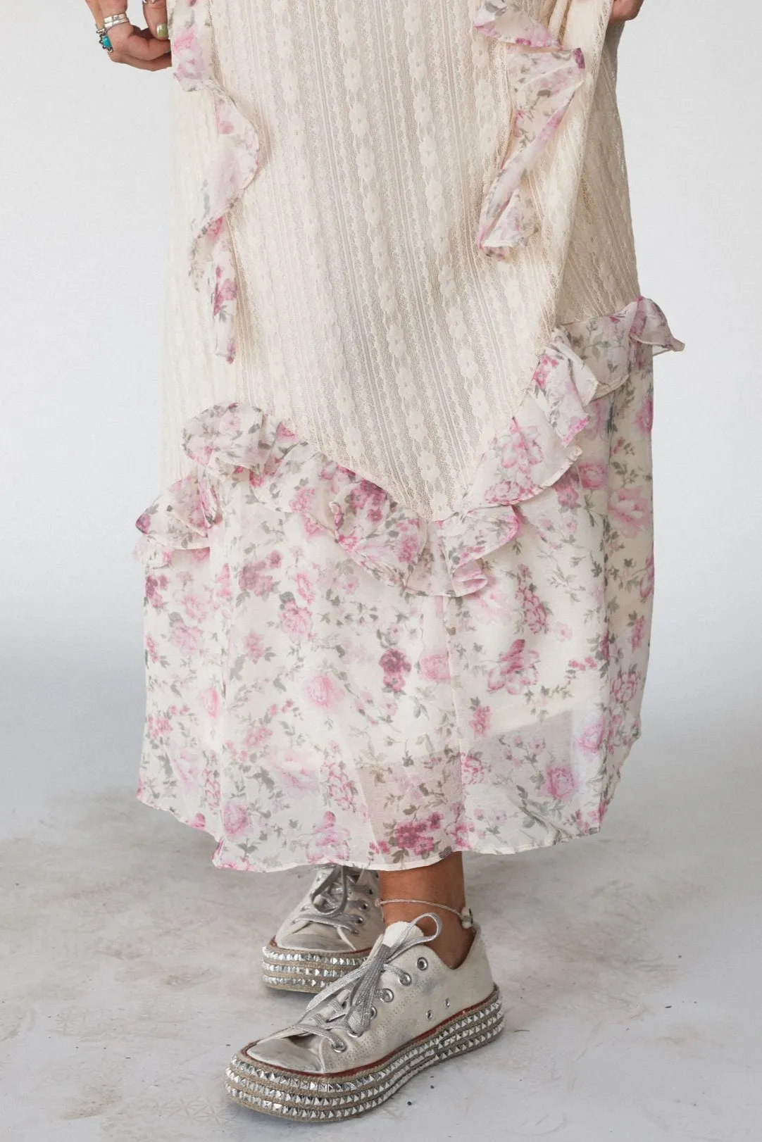 Violet Daze Lace Maxi Skirt - Pink sold by Three Bird Nest product image thumbnail 2