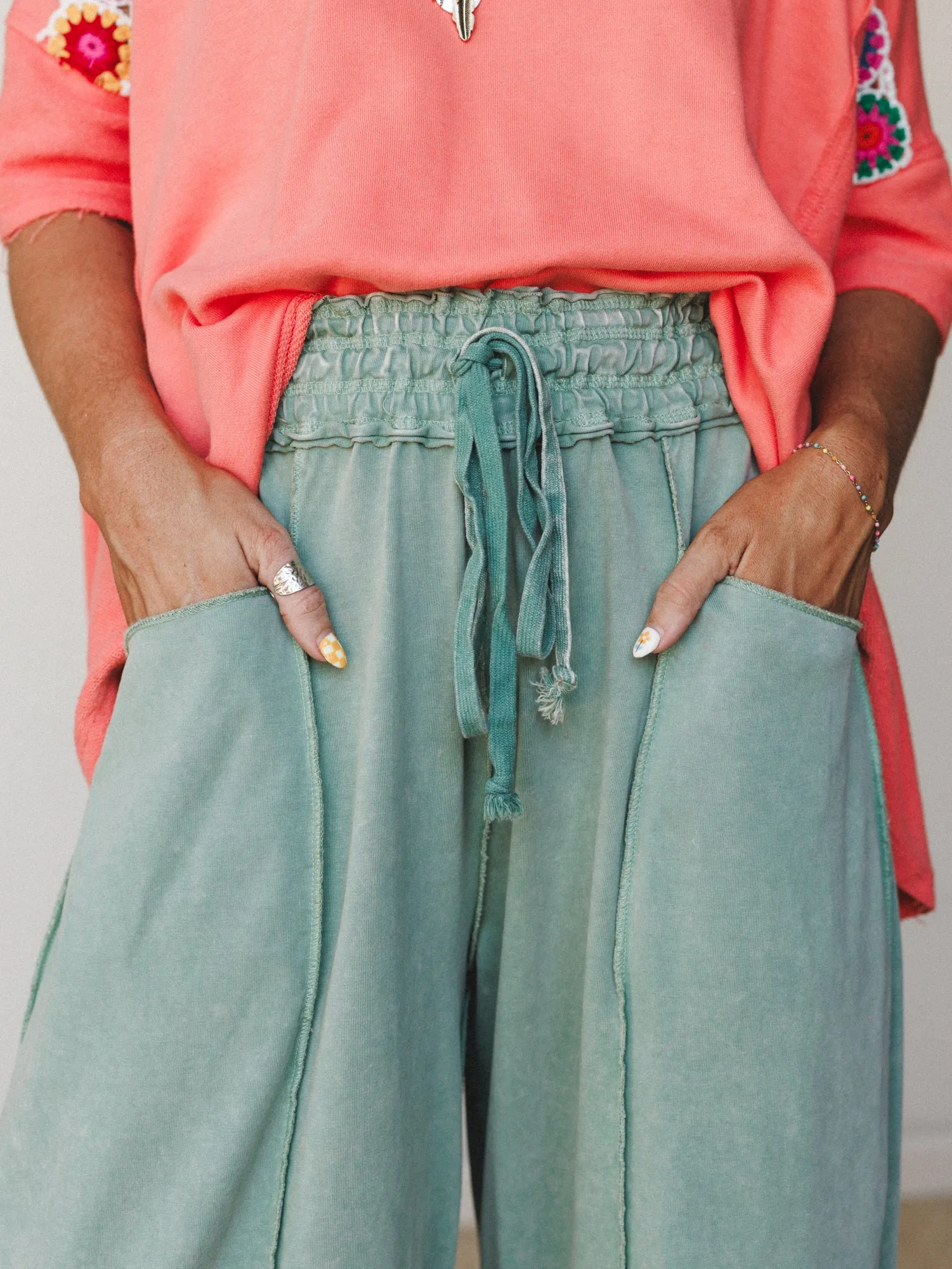 Making Wishes Pants - Jade sold by Three Bird Nest product image thumbnail 2