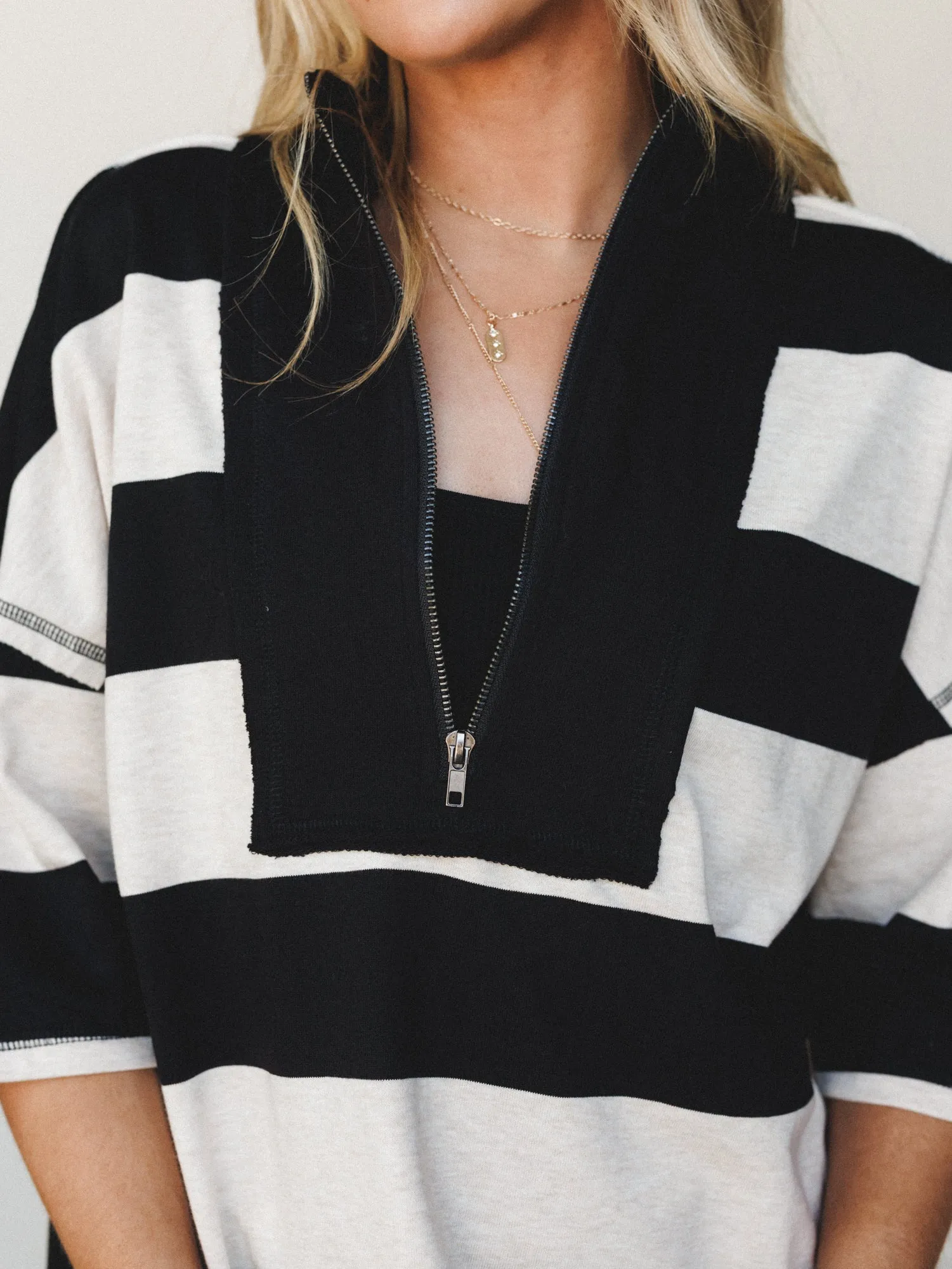 Sunset Stripes Short Set - Black sold by Three Bird Nest product image thumbnail 3