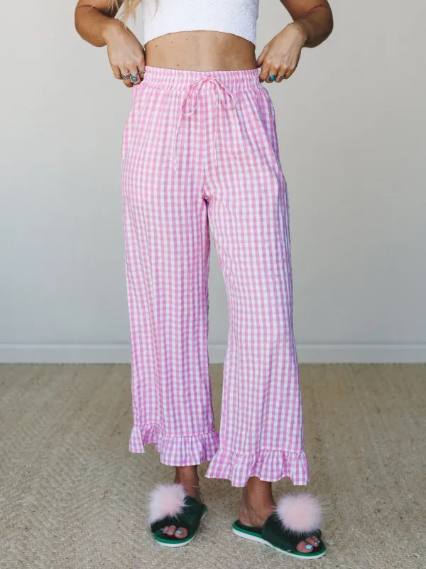 Night and Songs PJ Pants - Pink made by AnnieWear