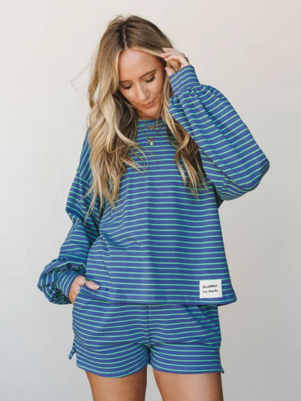Sails the Night Away Top - Navy made by By Together