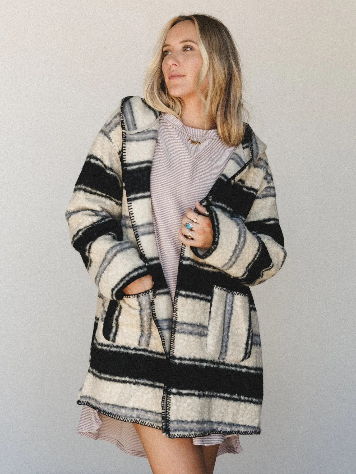 Canyon Jacket - Natural Black sold by Three Bird Nest