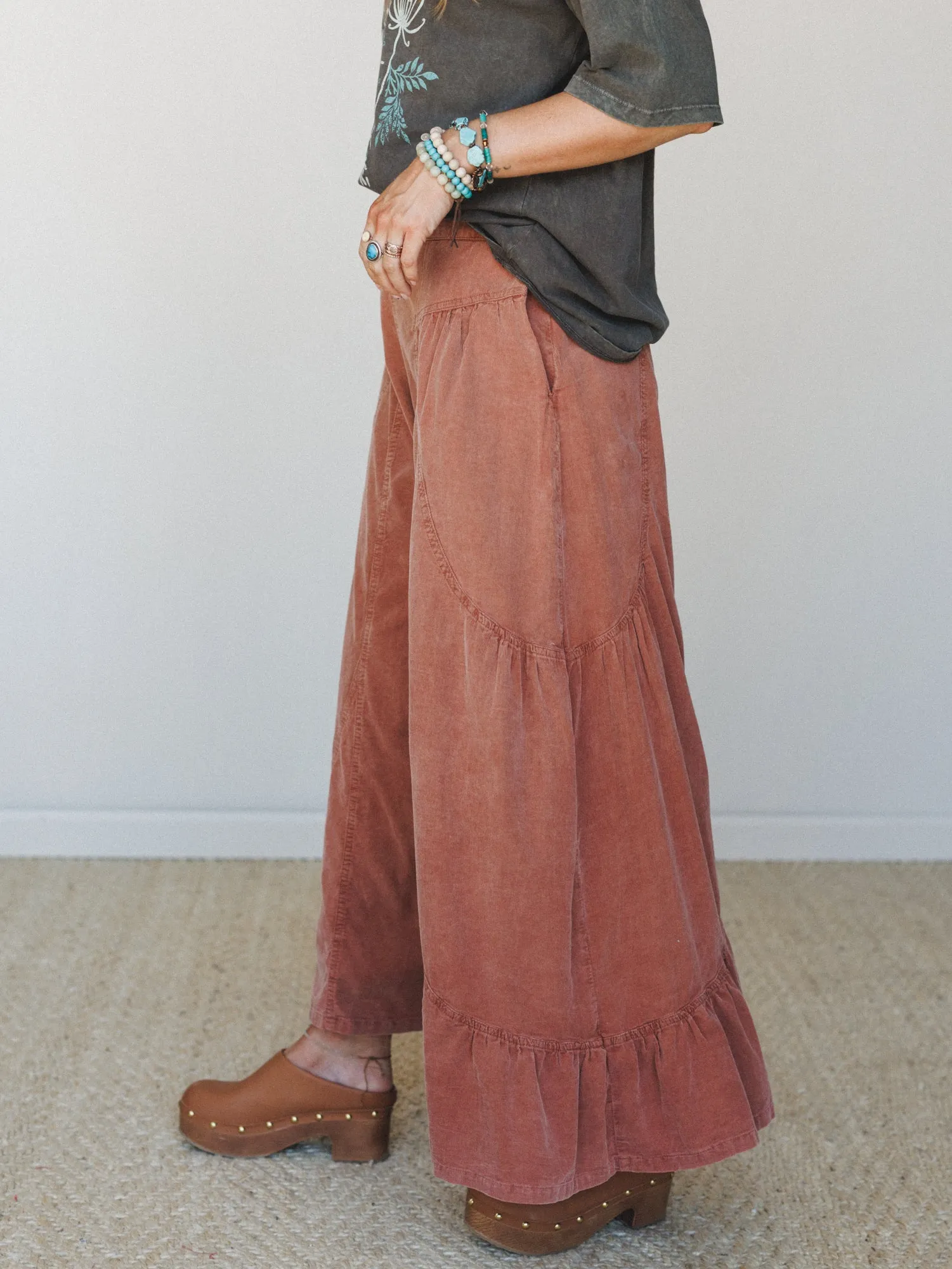 Espresso Cypress Pants - Brick sold by Three Bird Nest product image thumbnail 4