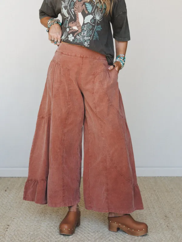 Espresso Cypress Pants - Brick made by easel