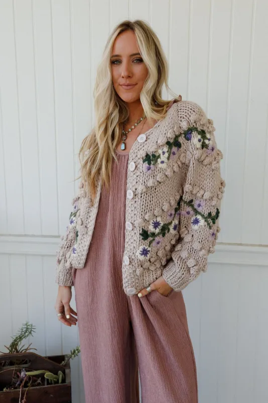 Just Dreamy Cardigan - Taupe - Pre Order made by Listicle
