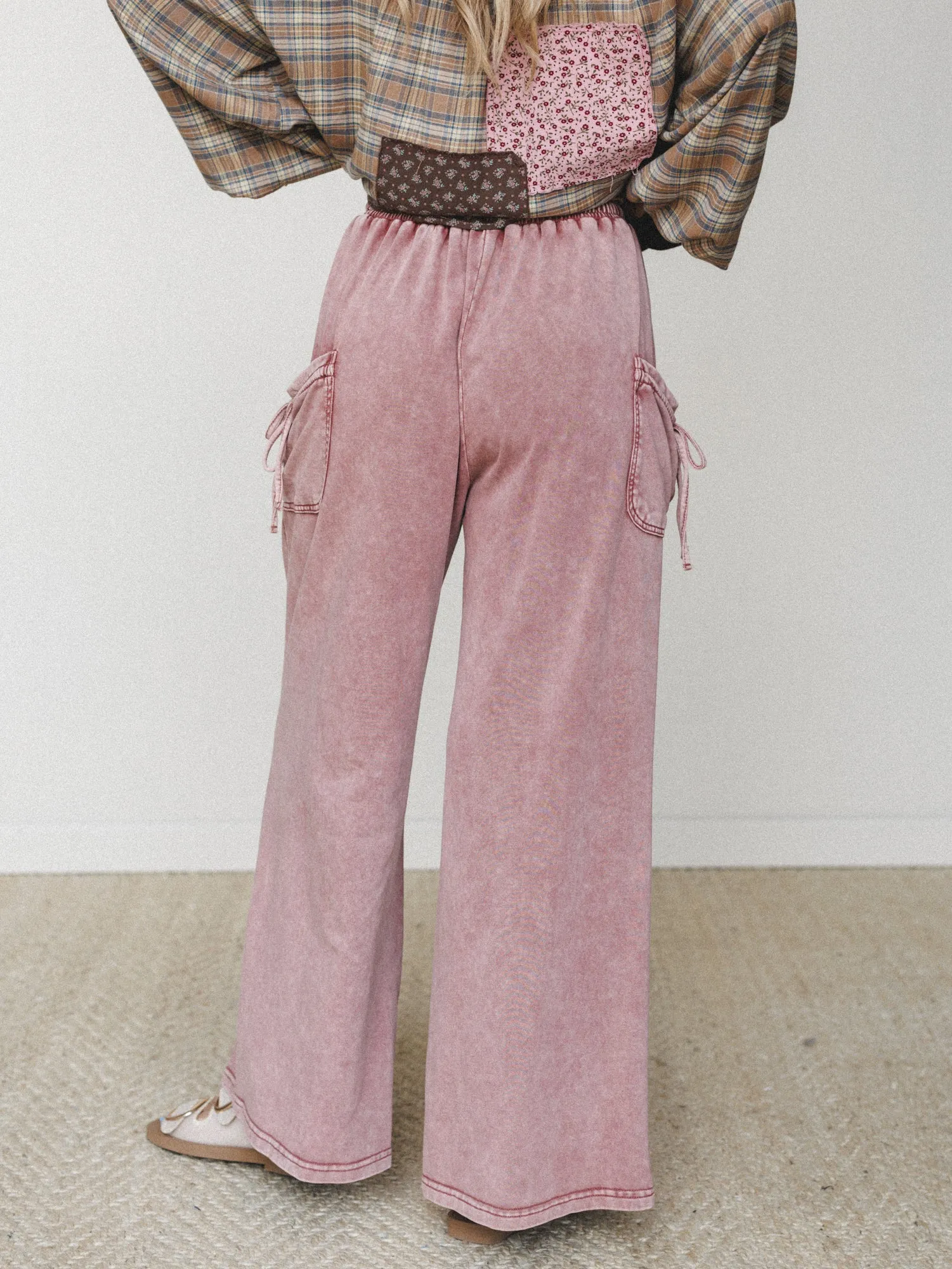 Tied With A Bow Pants - Red Bean sold by Three Bird Nest product image thumbnail 5