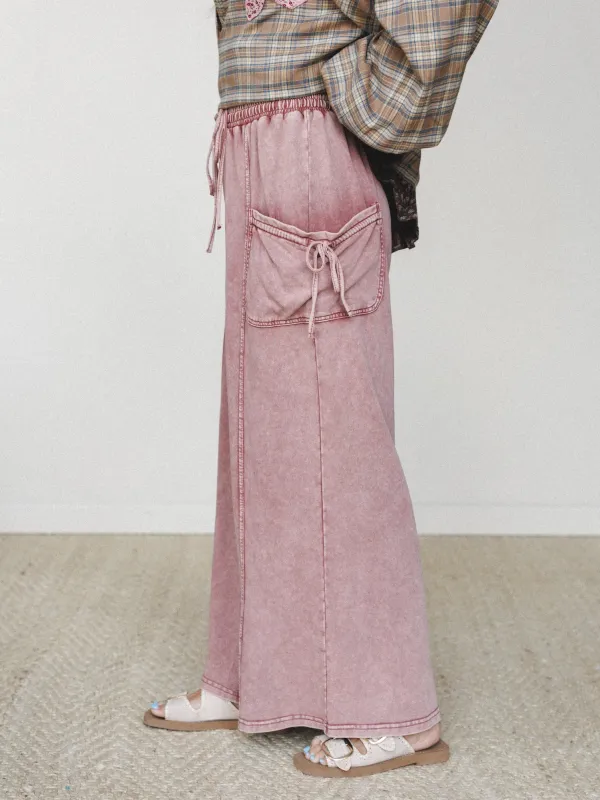 Tied With A Bow Pants - Espresso made by easel