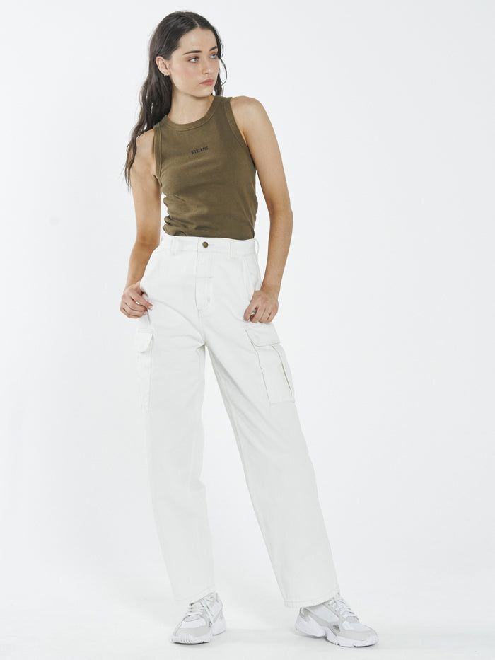 Minimal Thrills Racer Front Tank - Plantation sold by Thrills product image thumbnail 4