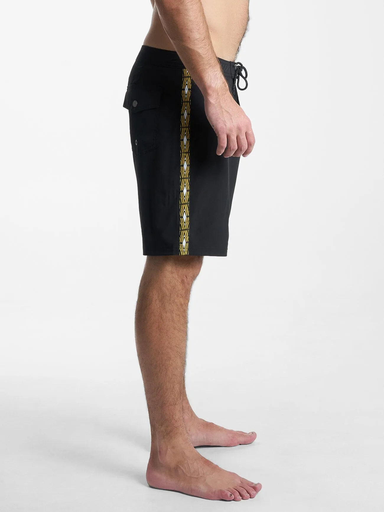 Gardian Boardshort - Black sold by Thrills product image thumbnail 3