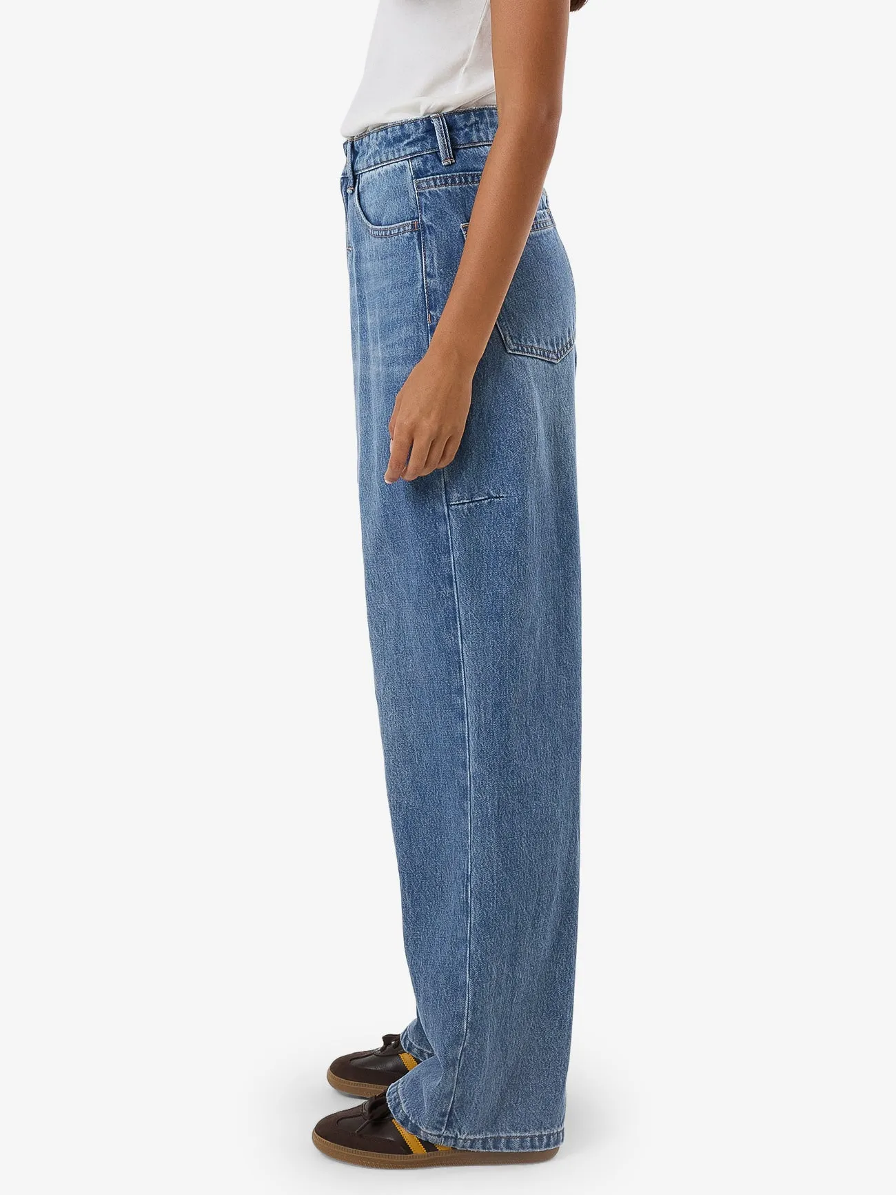 Billie High Rise Baggy Jean - Dark Dust Blue sold by Thrills product image thumbnail 4