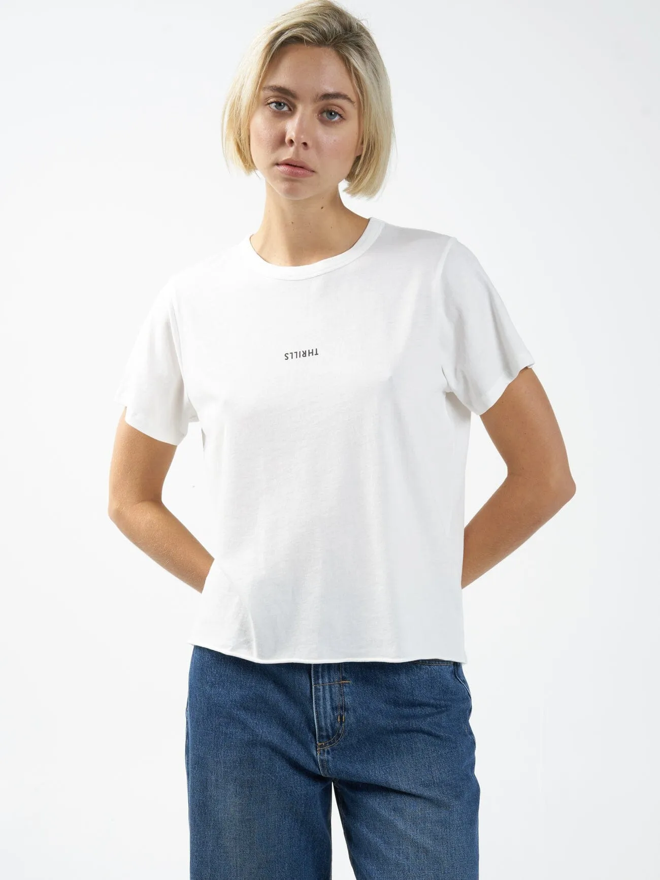 Minimal Thrills Relaxed Tee - Tofu sold by Thrills