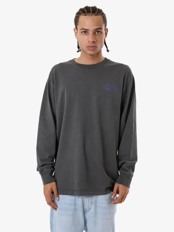 Shadow Oversize Fit Long Sleeve Tee - Merch Black sold by Thrills
