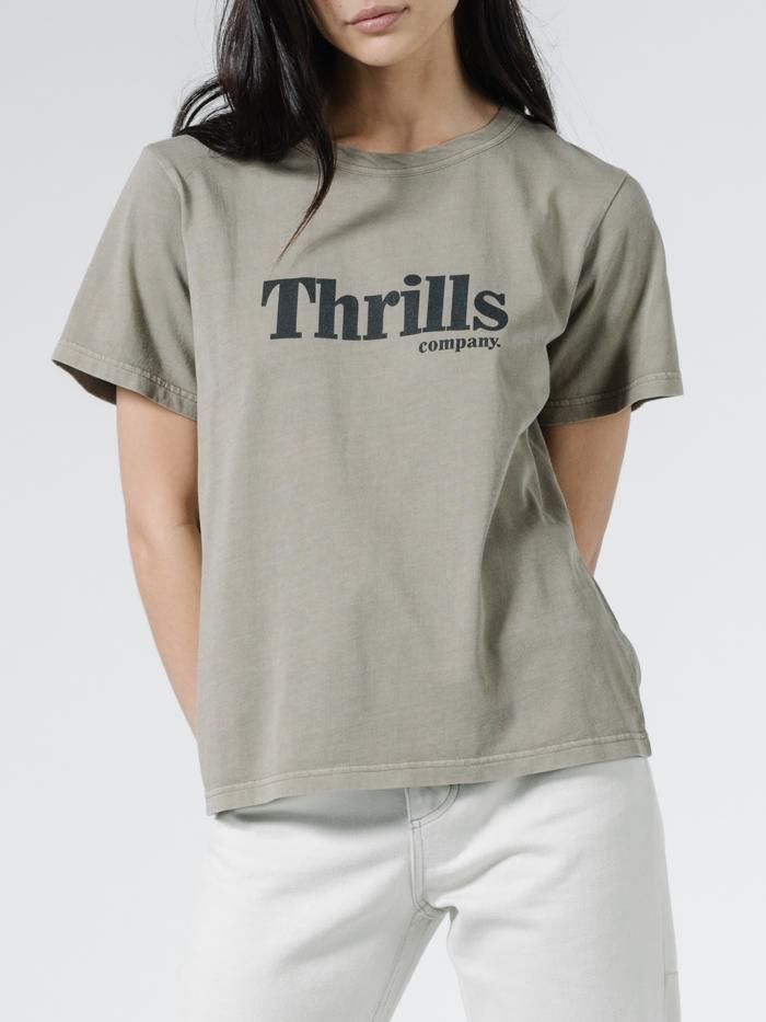 Ops Relax Fit Tee - Dusk Green sold by Thrills product image thumbnail 4
