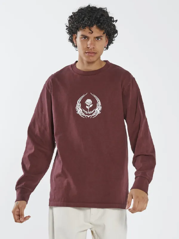 Sub Rosa Merch Fit Long Sleeve Tee - Blood Red sold by Thrills