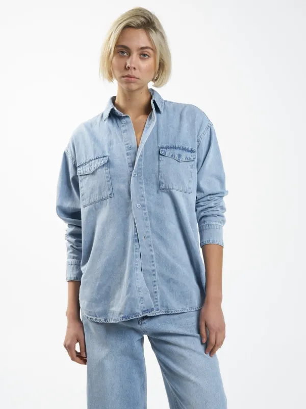Adrian Denim Shirt - Endless Blue sold by Thrills