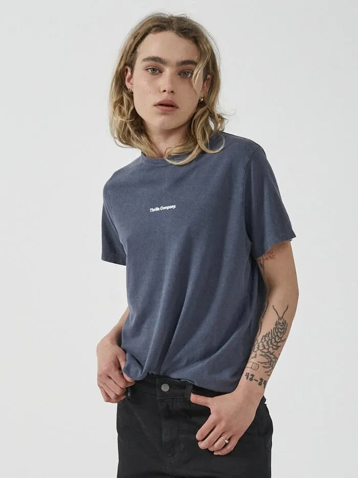 Infantry Hemp Relax Fit Tee - Marine Blue sold by Thrills product image thumbnail 3