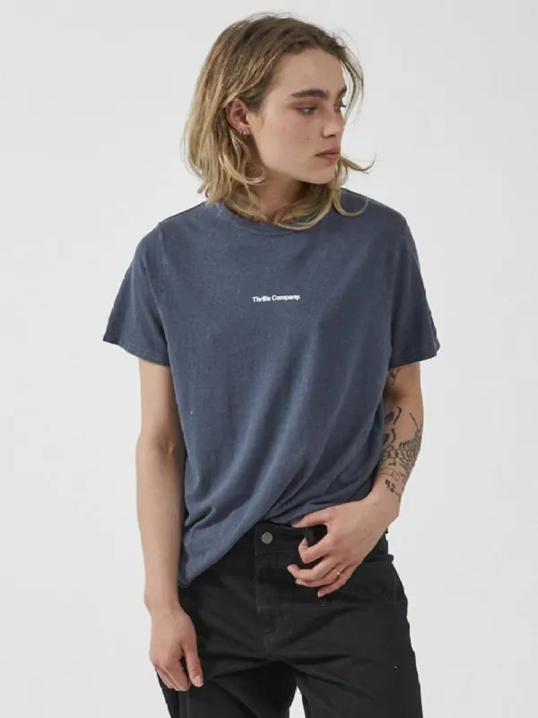 Infantry Hemp Relax Fit Tee - Marine Blue made by Thrills