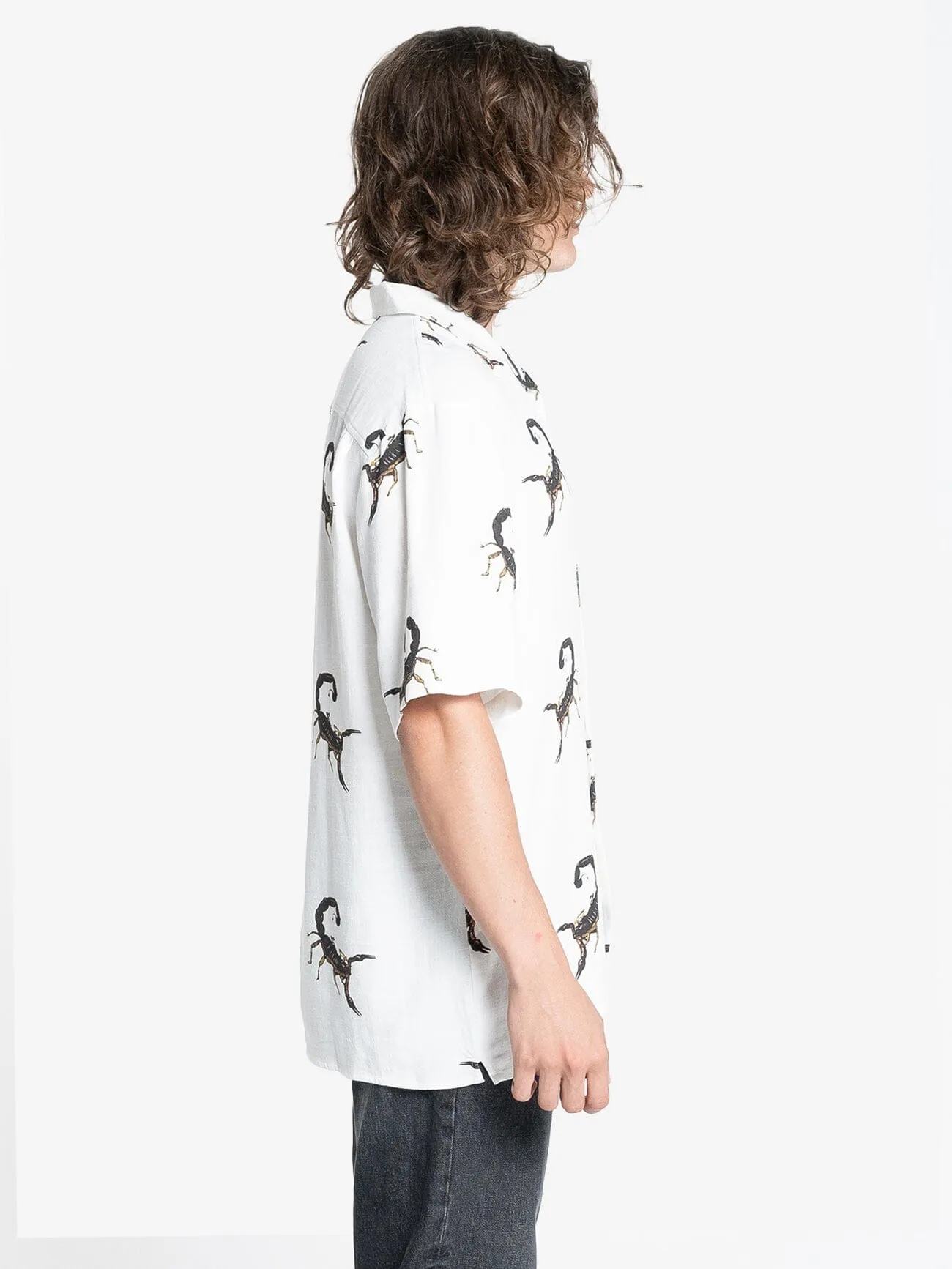 Doomed Bowling Shirt - Dirty White sold by Thrills product image thumbnail 4