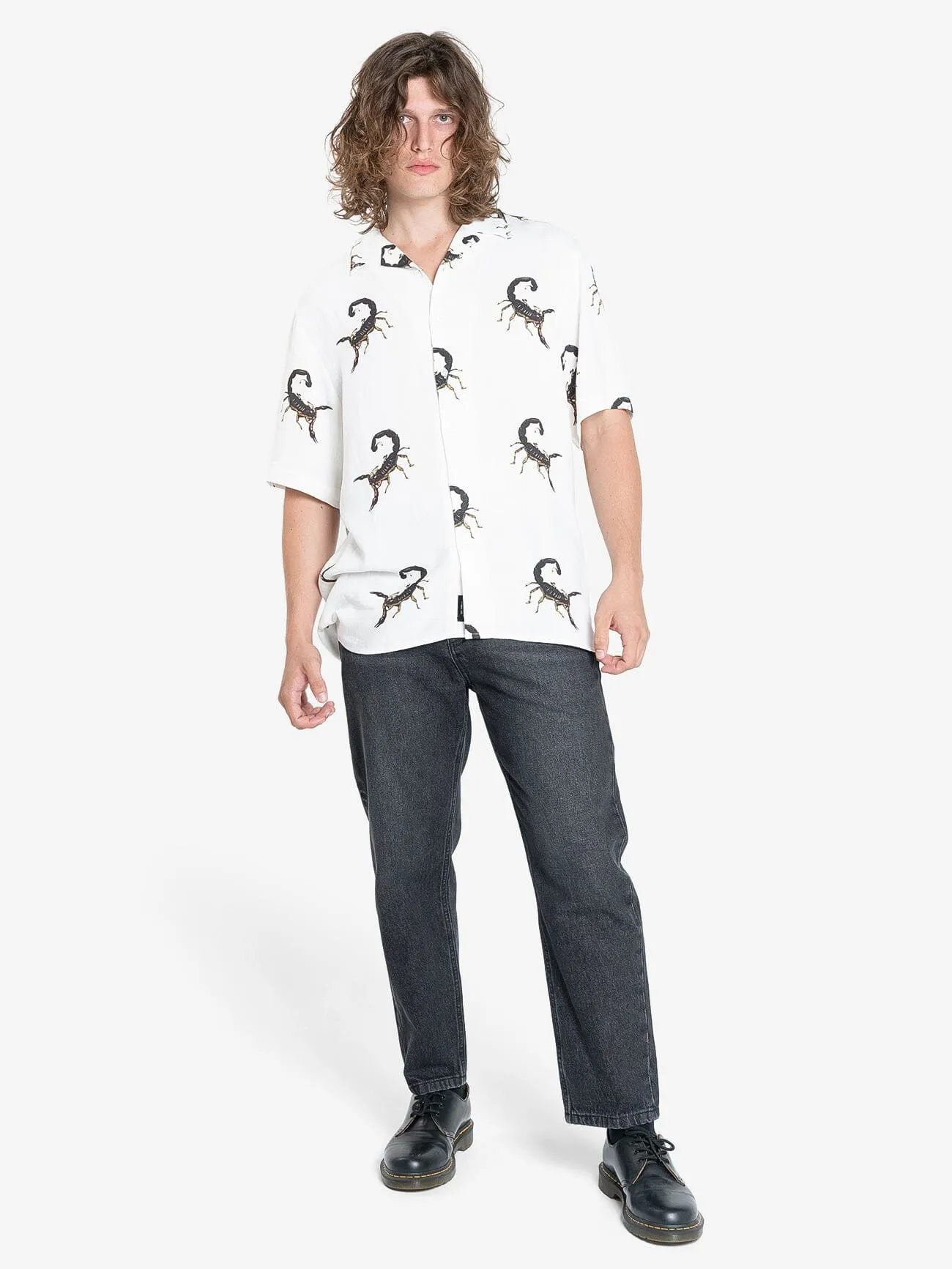 Doomed Bowling Shirt - Dirty White sold by Thrills product image thumbnail 5