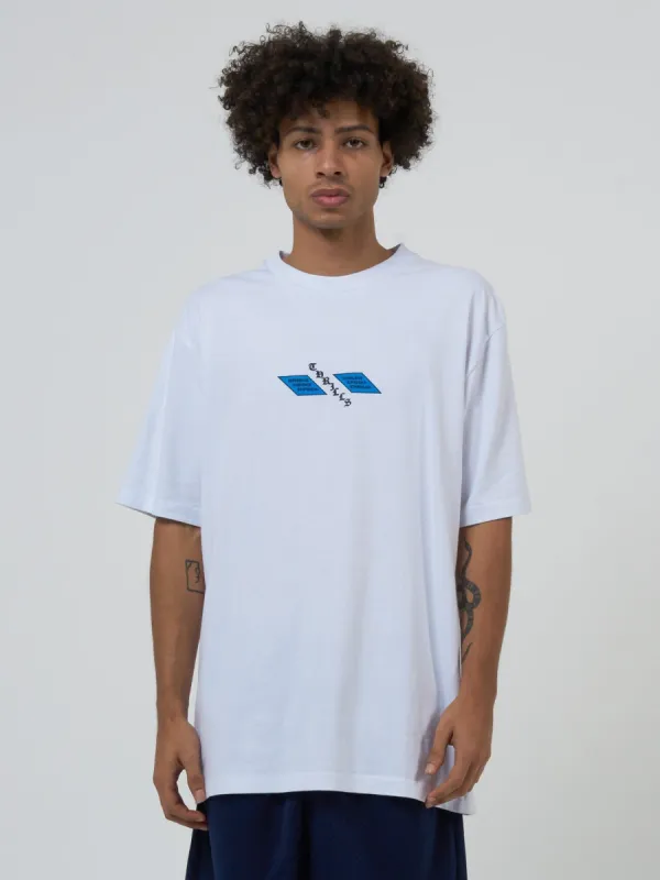 Cultivate Gravitate Oversize Fit Tee - White sold by Thrills