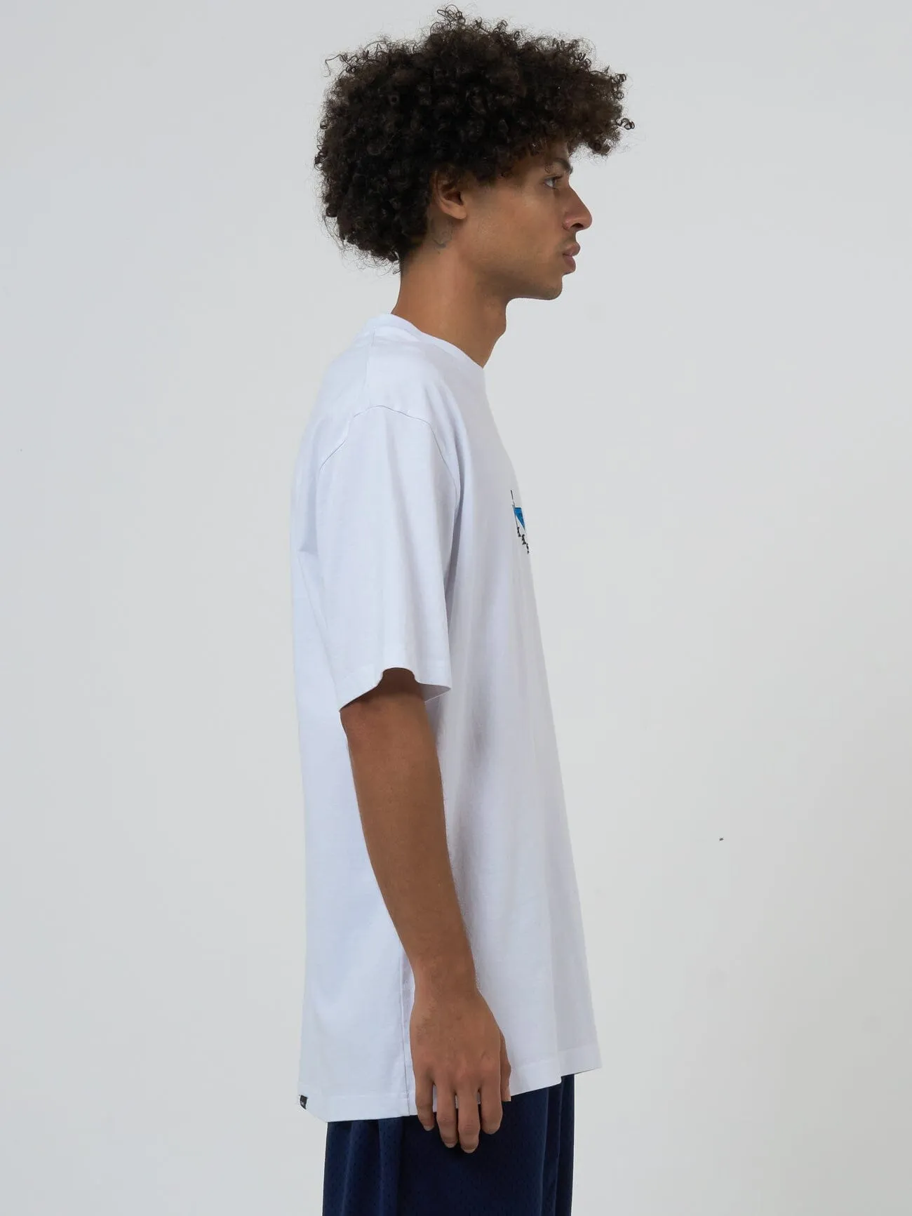 Cultivate Gravitate Oversize Fit Tee - White sold by Thrills product image thumbnail 3