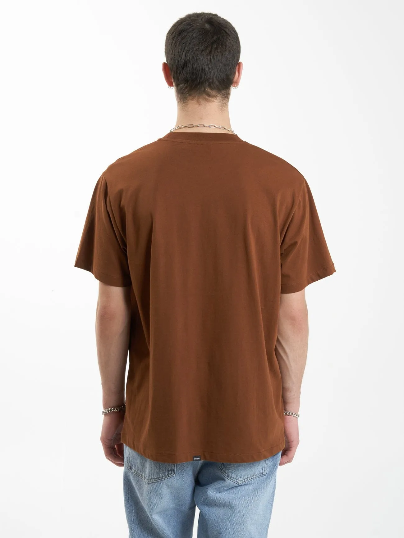 Minimal Thrills Merch Fit Tee - Chestnut sold by Thrills product image thumbnail 2