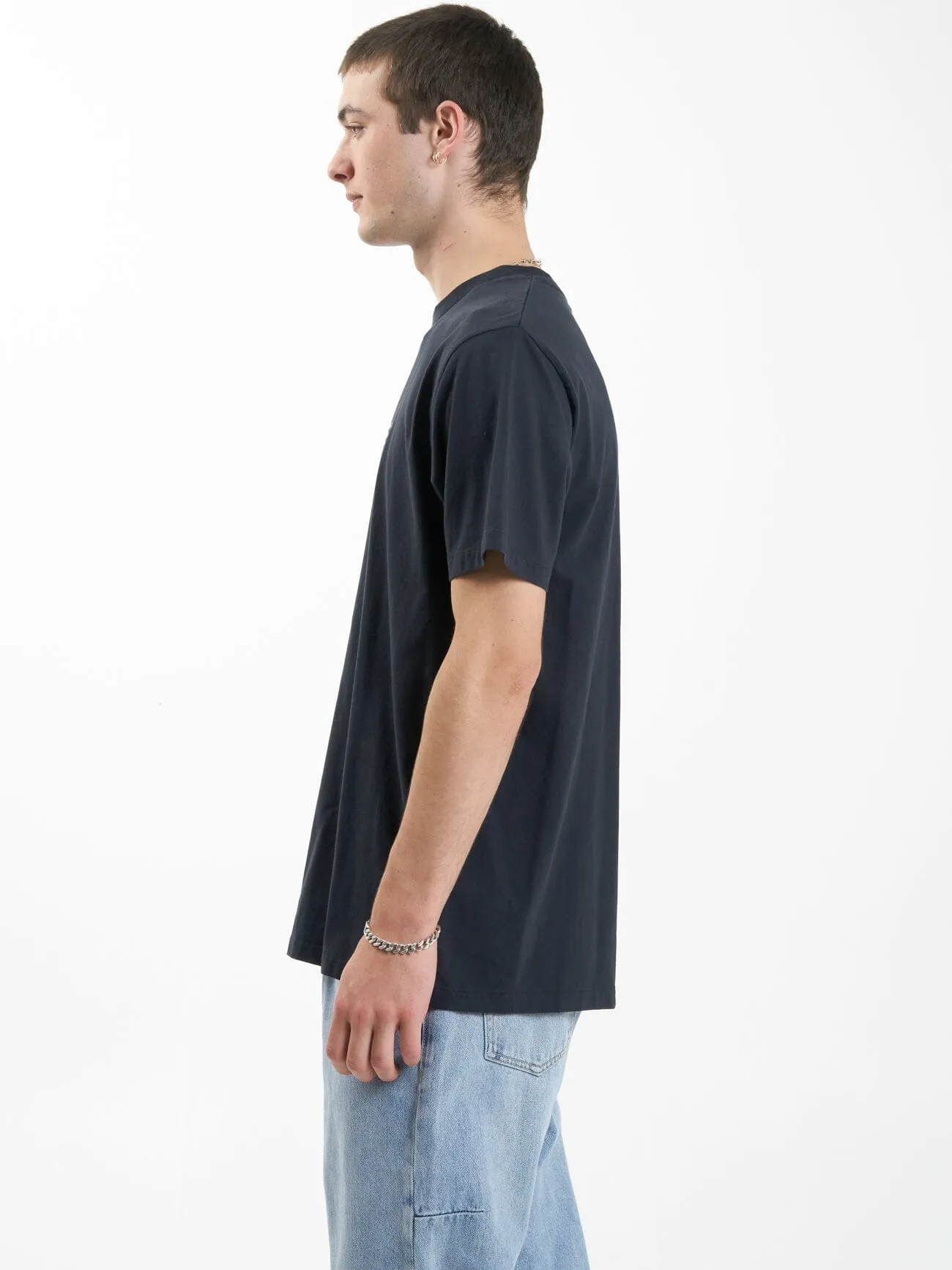 Easy Going Merch Fit Tee - Twilight Black sold by Thrills product image thumbnail 3