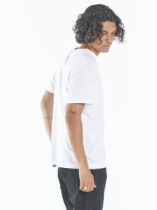 Minimal Thrills Merch Fit Tee - White sold by Thrills