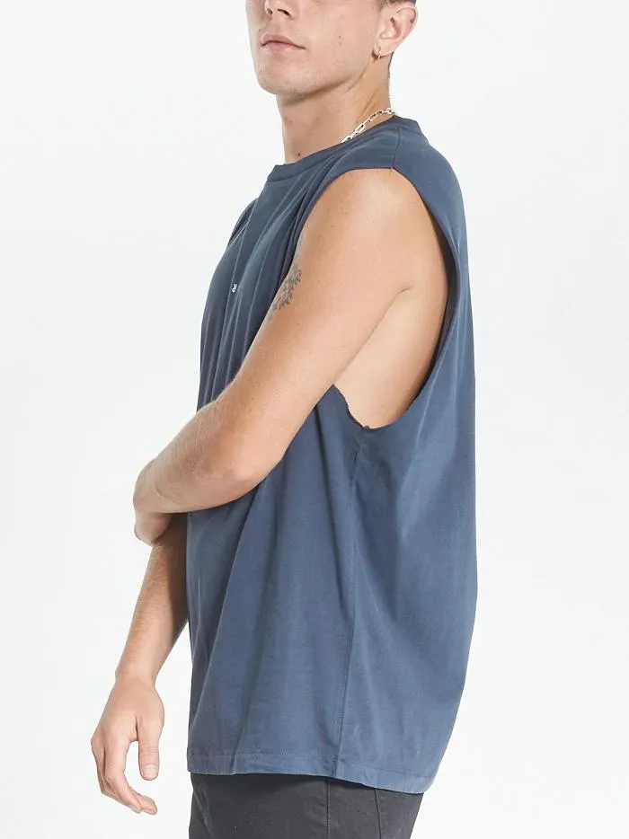 Minimal Thrills Merch Fit Muscle Tee - Ink sold by Thrills product image thumbnail 3