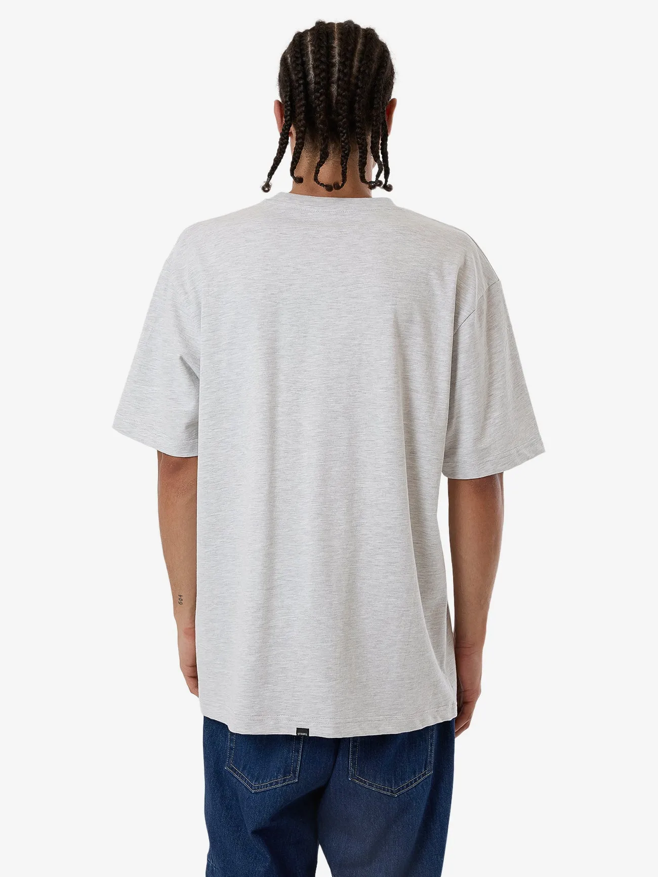 Believe Oversize Fit Tee - White Marle sold by Thrills product image thumbnail 2