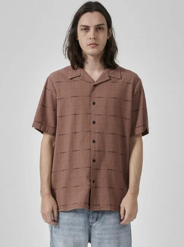 Enlightenment Bowling Shirt  - Rose Dust sold by Thrills