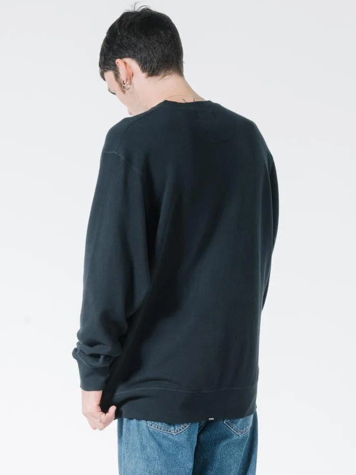 Endless Slouch Fit Crew - Black sold by Thrills product image thumbnail 2