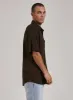 Hemp Thrills Oversized Short Sleeve Jersey Shirt - Tarmac sold by Thrills