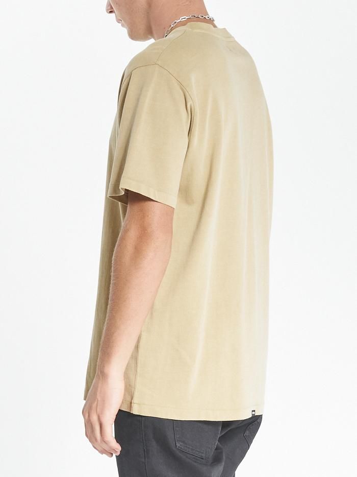 Tonal Thrills Box Embro Merch Fit Tee - Honey sold by Thrills product image thumbnail 3