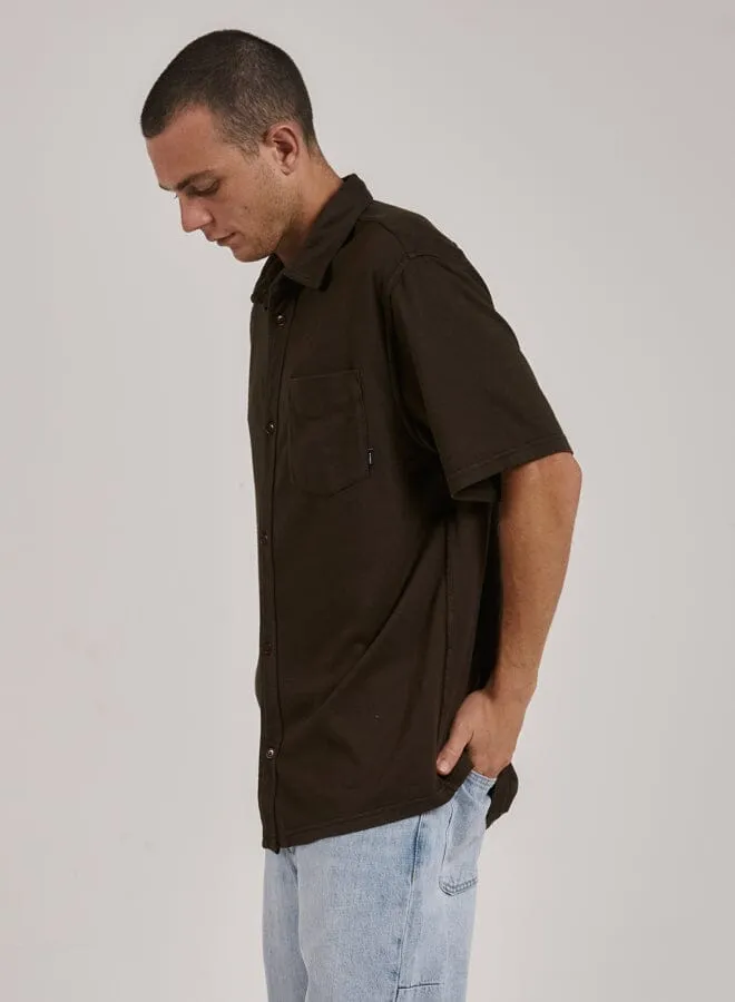 Hemp Thrills Oversized Short Sleeve Jersey Shirt - Tarmac sold by Thrills product image thumbnail 3
