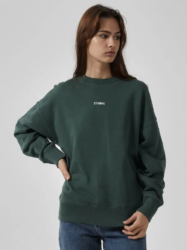 Minimal Thrills Slouch Crew - Mallard Green sold by Thrills