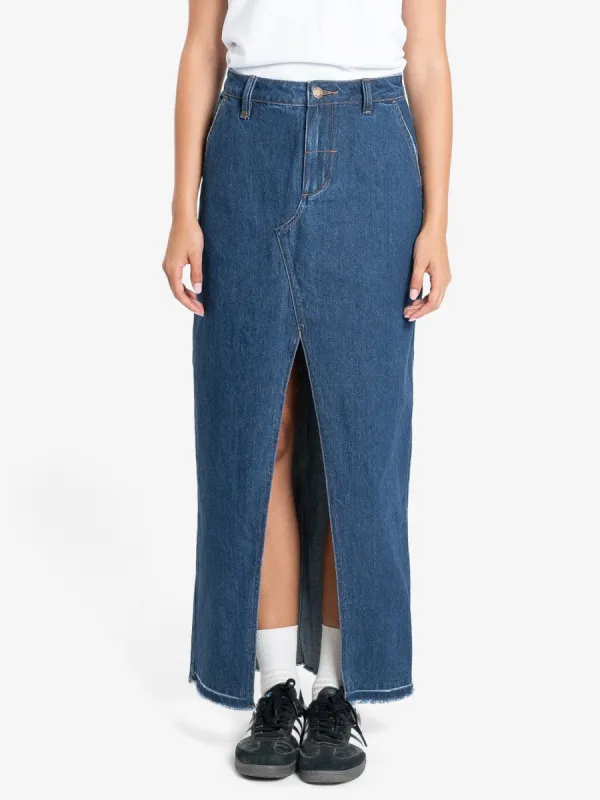 Kobie Skirt - Double Indigo Rinse sold by Thrills