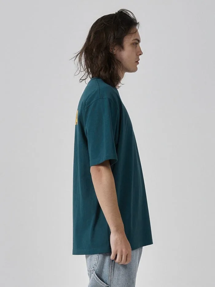 Hard Yakka x Thrills Works Well Oversize Merch Fit Tee - Yakka Green sold by Thrills product image thumbnail 4