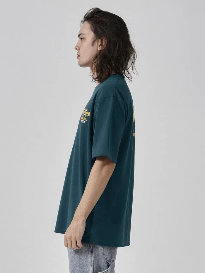 Hard Yakka x Thrills Works Well Oversize Merch Fit Tee - Yakka Green sold by Thrills product image thumbnail 3