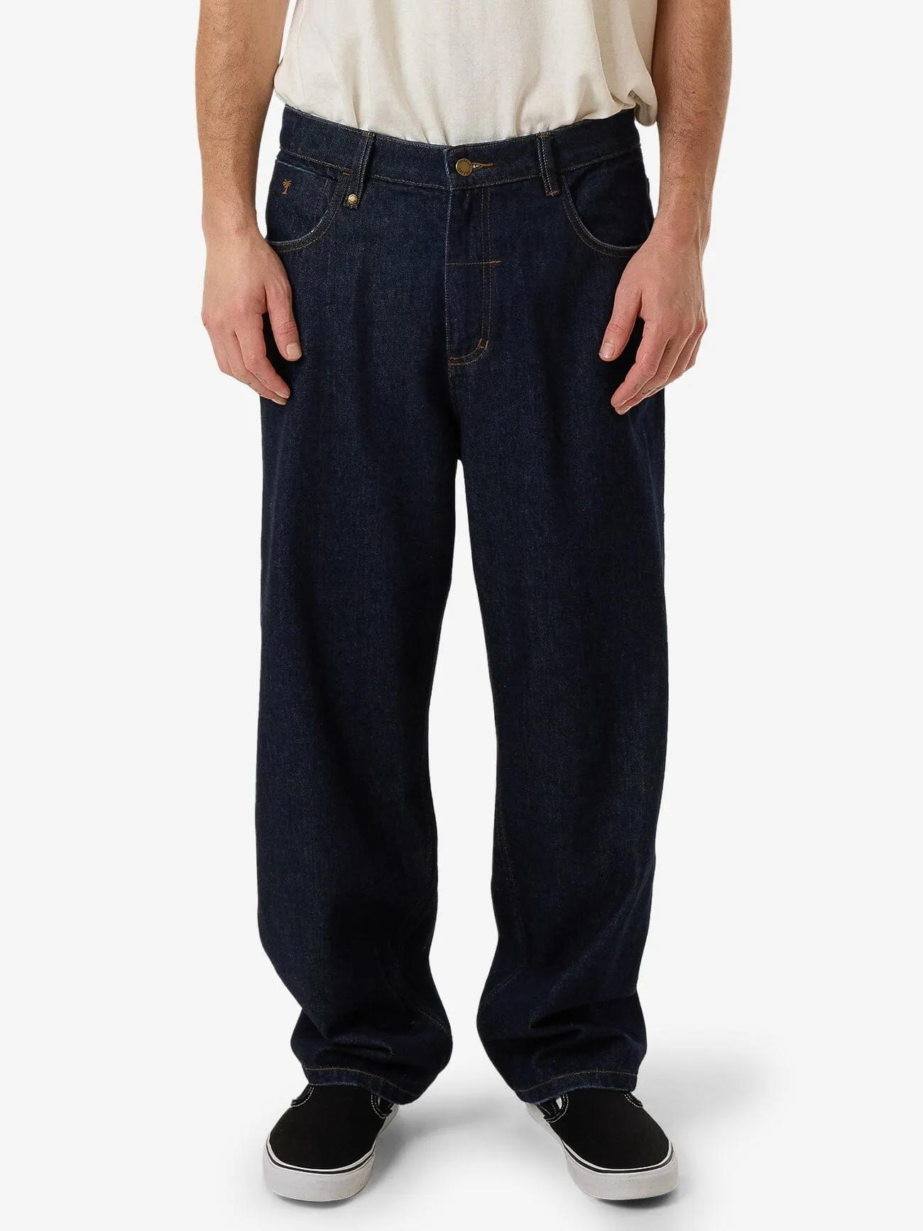 Big Slacker Denim Jean - Raw Indigo sold by Thrills