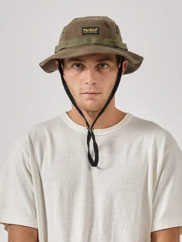 Thrills Union Boonie Hat - Tarmac sold by Thrills