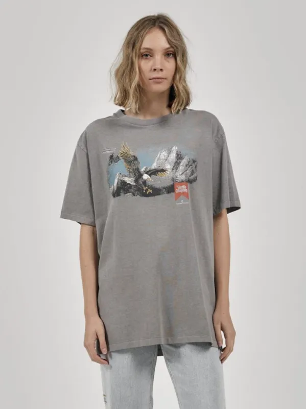 Survival Merch Fit Tee - Washed Grey sold by Thrills