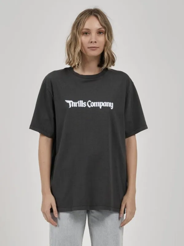 Winged Thrills Merch Fit Tee - Merch Black sold by Thrills