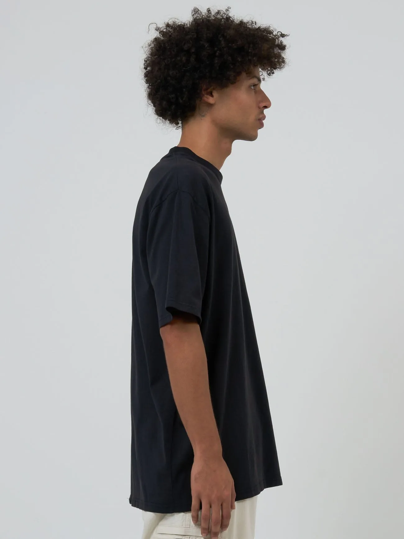 Midnight Runner Oversize Fit Tee - Washed Black sold by Thrills product image thumbnail 3