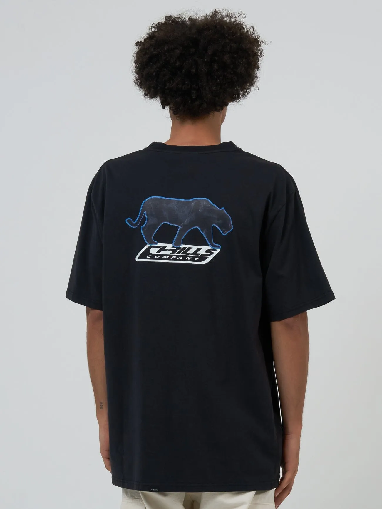 Midnight Runner Oversize Fit Tee - Washed Black sold by Thrills product image thumbnail 2
