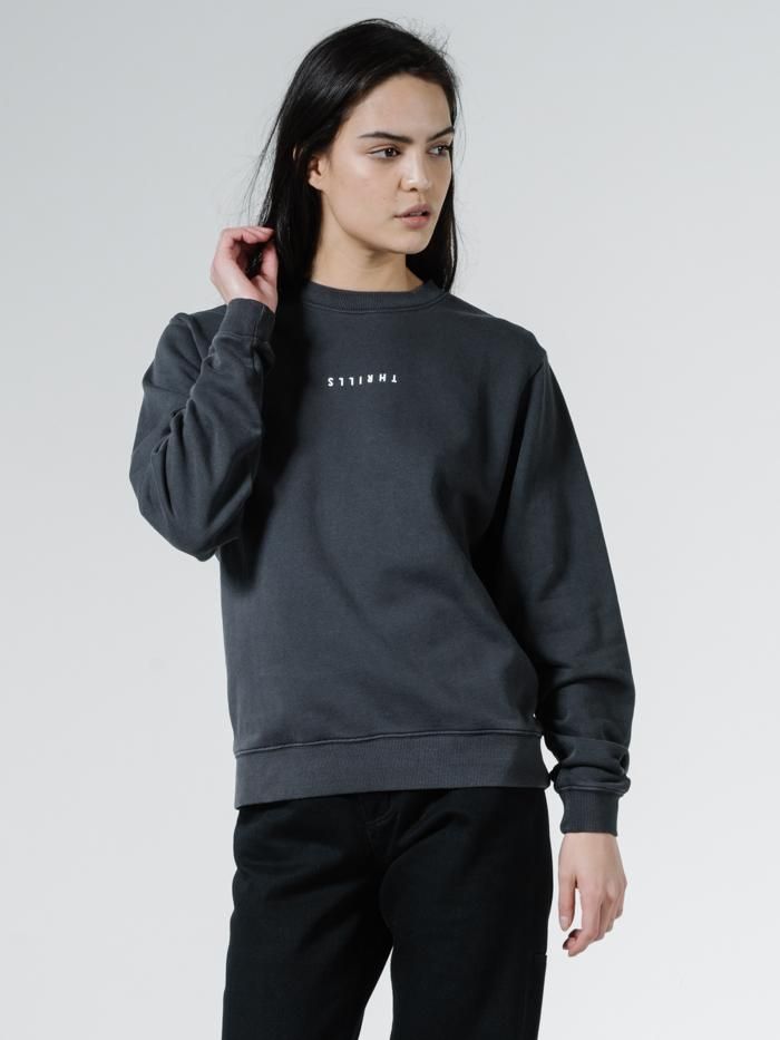 Minimal Thrills Crew - Heritage Black sold by Thrills